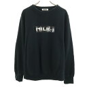 古着 MILKFED. ミルクフェド 長袖 スウェット トレーナー ONE SIZE ブラック 裏起毛 レディース 【中古】|詳細画像