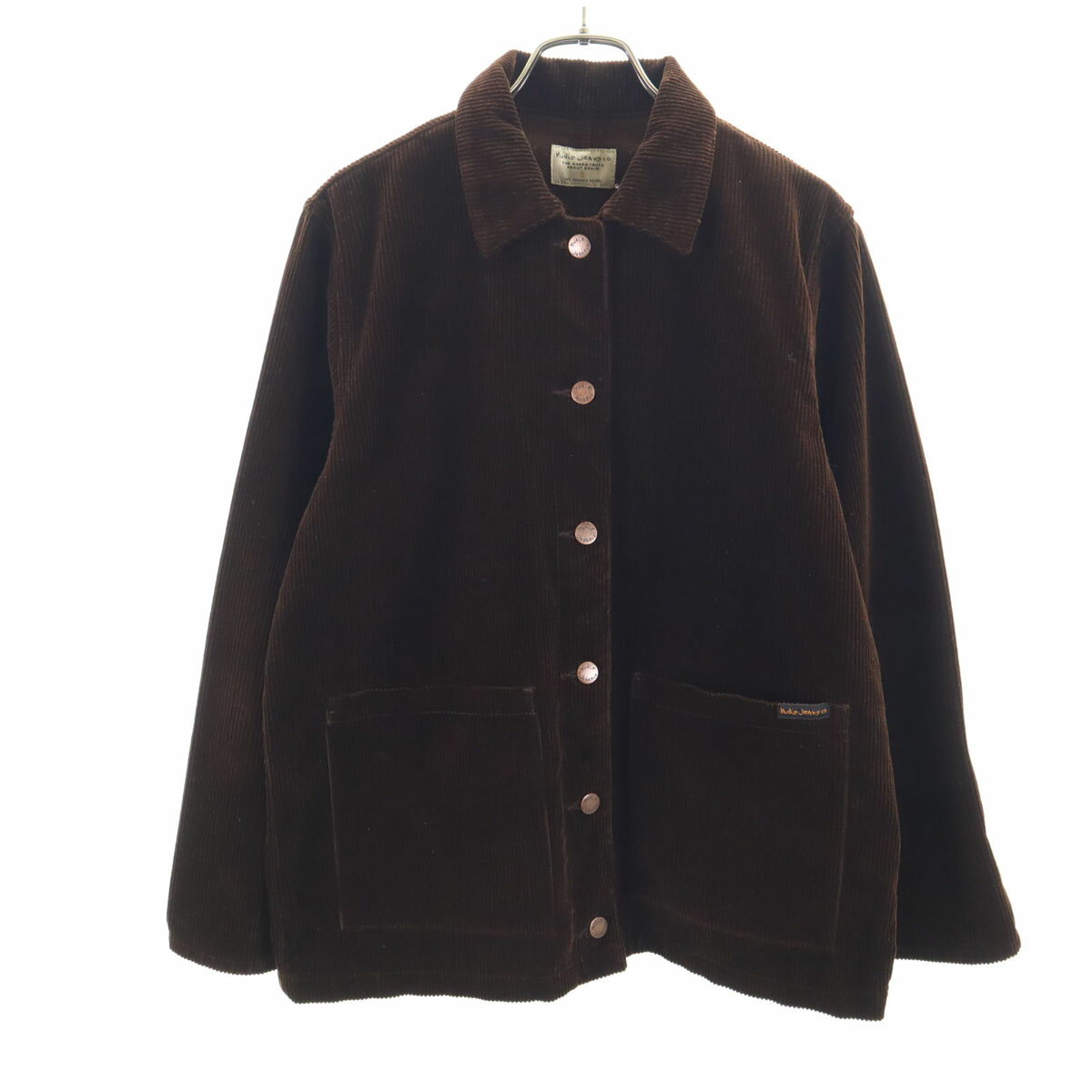 古着 Nudie Jeans ヌーディージーンズ コーデュロイジャケット S ブラウン レディース 【中古】 【PD】
