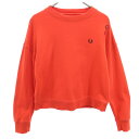 古着 FRED PERRY フレッドペリー エイミー ワインハウス ファンデーション コラボ 長袖 スウェット トレーナー 10 レッド x Amy Winehouse Foundation レディース 【中古】 【PD】(4)