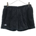 古着 ノースフェイス THE NORTH FACE ボア フリース ショートパンツ M ブラック アウトドア NAW45033 レディース 【中古】