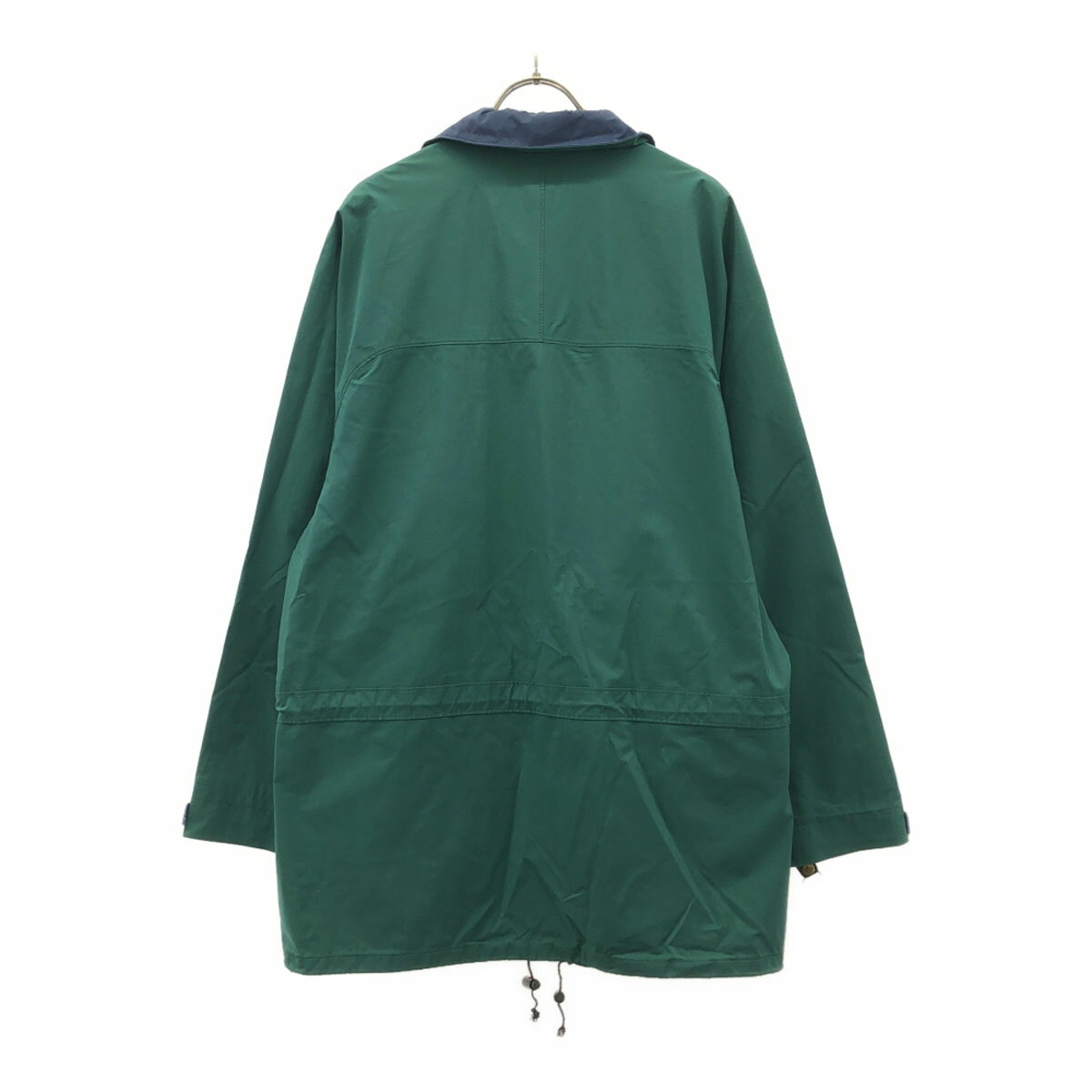 古着 Far West 80s 90s カナダ製 オールド ロゴ刺繍 ナイロンジャケット M グリーン メンズ 【中古】 【PD】
