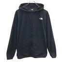 古着 THE NORTH FACE ザノースフェイス 長袖 ジップ パーカー S ブラック アウトドア NP22230 メンズ 【中古】