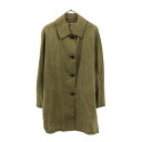 古着 Mackintosh マッキントッシュ 英国製 リネン100% ステンカラーコート 34 ブラウン レディース 【中古】 【PD】(4)