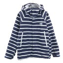 古着 HELLY HANSEN ヘリーハンセン ボーダー柄 レインジャケット M ネイビー メンズ 【中古】 【PD】