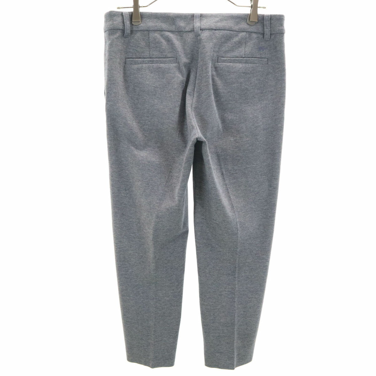 古着 LACOSTE ラコステ ストレッチ クロップドパンツ 40 グレー レディース 【中古】
