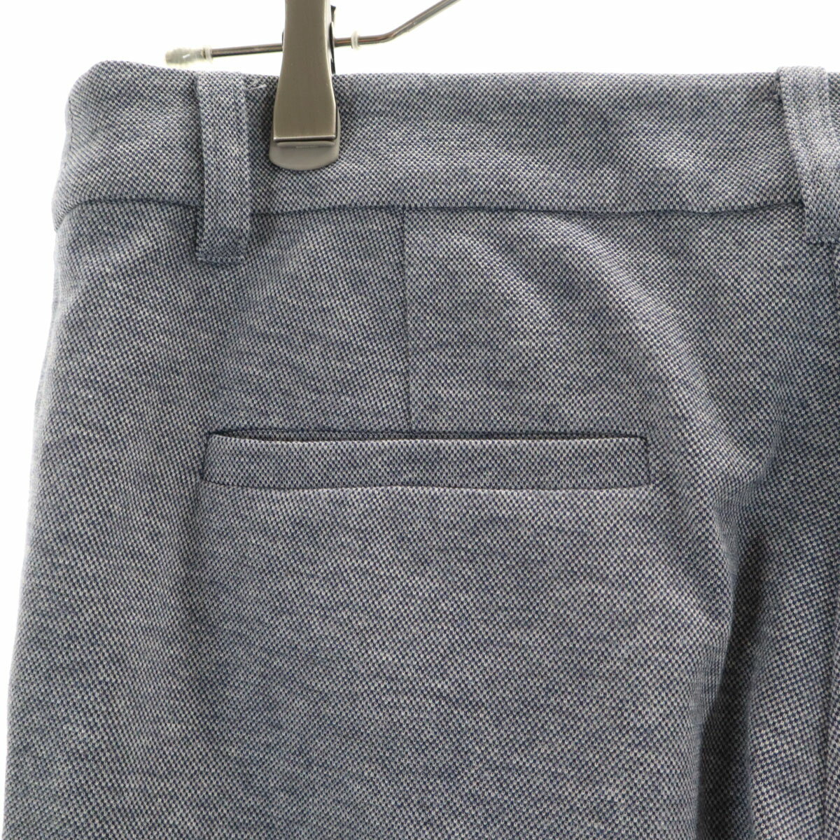 古着 LACOSTE ラコステ ストレッチ クロップドパンツ 40 グレー レディース 【中古】