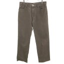 古着 OSHKOSH オシュコシュ ロングパンツ W33 ブラウン メンズ 【中古】(4)
