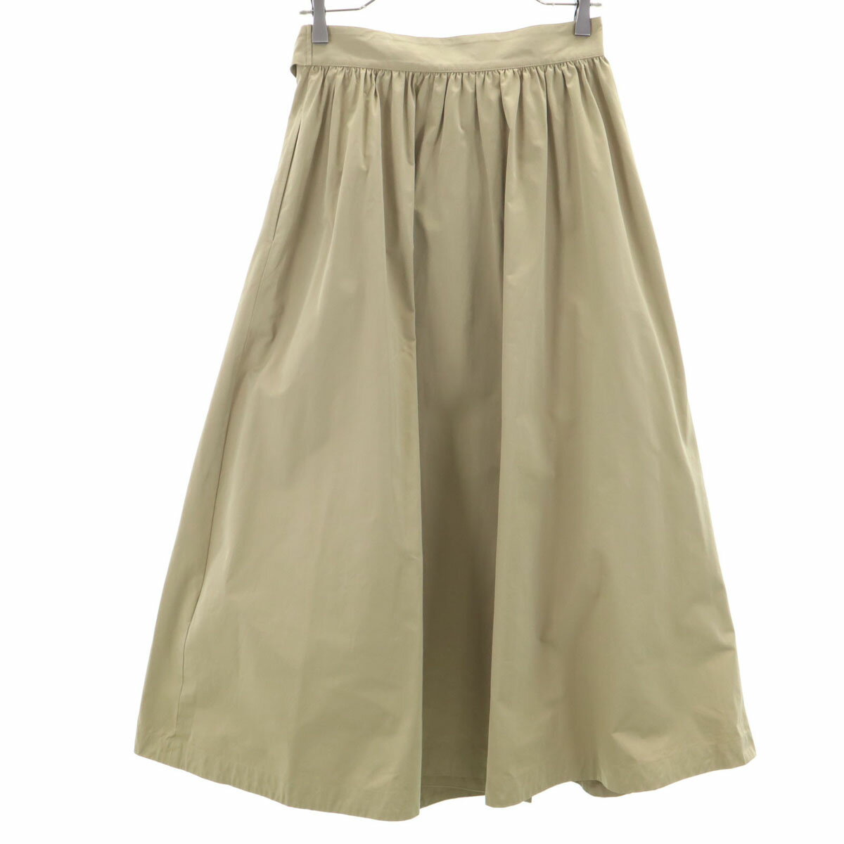 古着 Traditional Weatherwear トラディショナルウェザーウェア 日本製 ロング丈 ラップスカート S ベージュ レディース 【中古】 【PD】