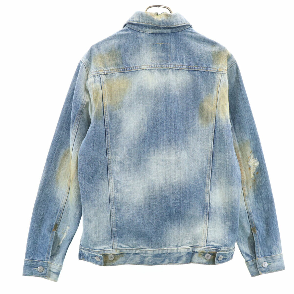 古着 Levi's リーバイス ヴィンテージ加工 デニムジャケット L ウォッシュブルー ジージャン トラッカー メンズ 【中古】