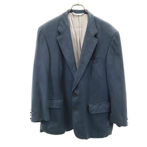 古着 ランズエンド LANDS' END 90s オールド テーラードジャケット 44R ブルー系 メンズ 【中古】 古着 ランズエンド LANDS' END 90s オールド テーラードジャケット 44R ブルー系 メンズ 【中古】
