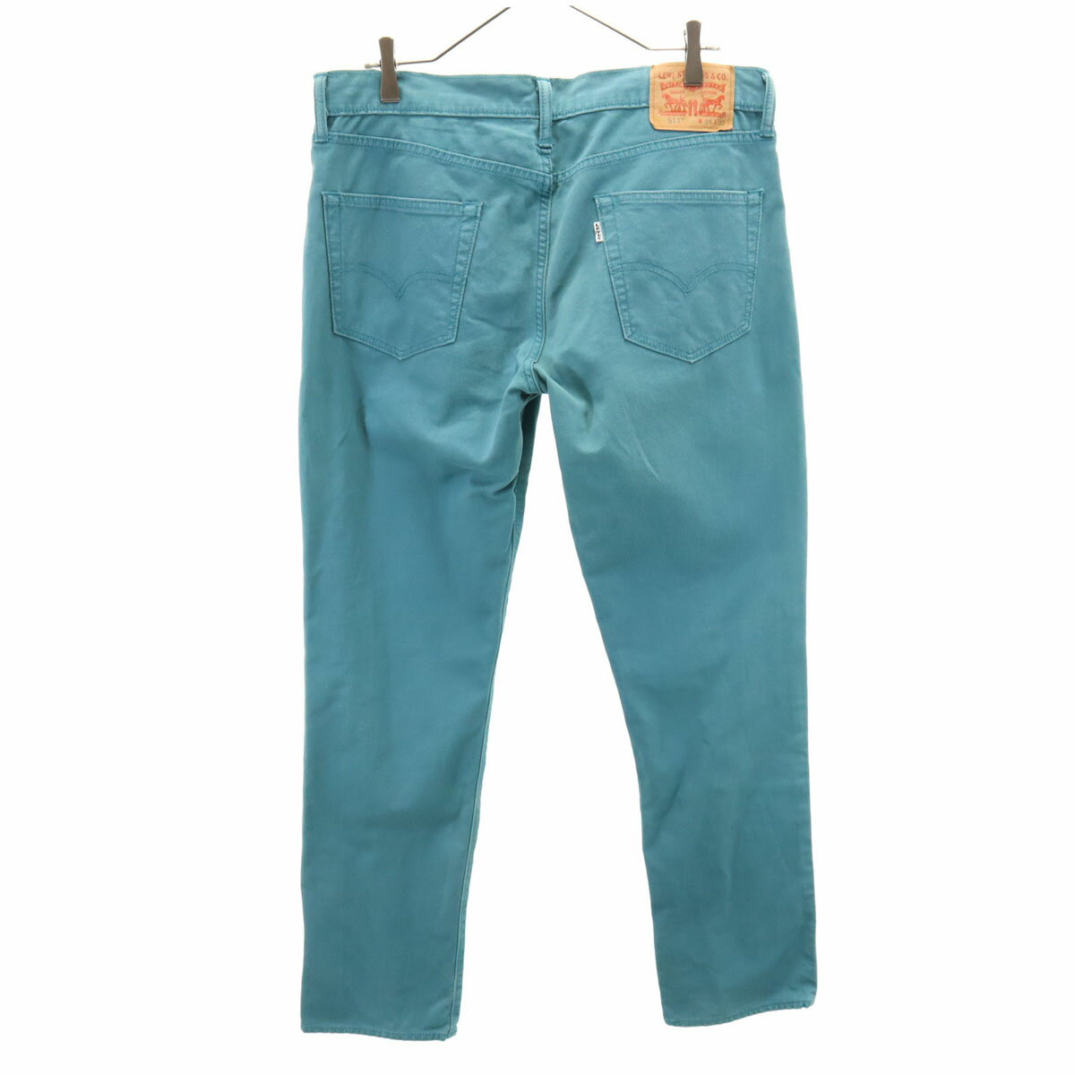 古着 Levi's リーバイス 511 ストレートパンツ w34 グリーン系 メンズ 【中古】 【PD】