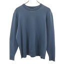 古着 UNITED TOKYO ユナイテッドトウキョウ 長袖 ミラノリブ ストレッチ セーター 2 ネイビー系 ニット メンズ 【中古】 【PD】