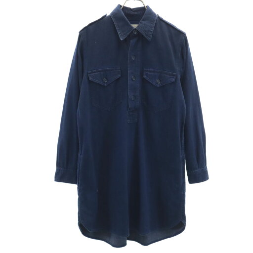 古着 POLO RALPH LAUREN ポロラルフローレン 長袖 ダンガリー シャツワンピース XS インディゴ レディース 【中古】 古着 POLO RALPH LAUREN ポロラルフローレン 長袖 ダンガリー シャツワンピース XS インディゴ レディース 【中古】