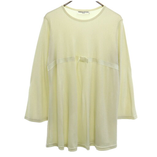 古着 ソニアリキエル Sonia Rykiel 日本製 長袖 チュニック M ベージュ レディース 【中古】 古着 ソニアリキエル Sonia Rykiel 日本製 長袖 チュニック M ベージュ レディース 【中古】