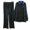 古着 UNDER ARMOUR アンダーアーマー トレーニング ウインドブレーカー 上下 セットアップ XL 黒系 メンズ 【中古】 【PD】