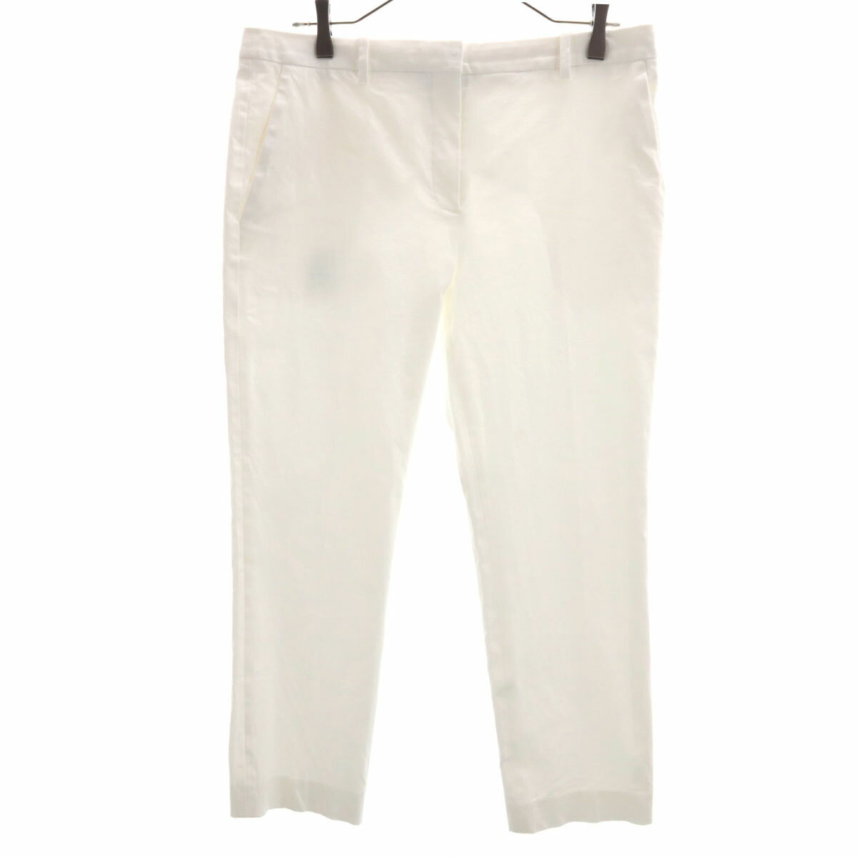 古着 theory セオリー 日本製 パンツ 10 白 ストレッチ レディース 【中古】(4)