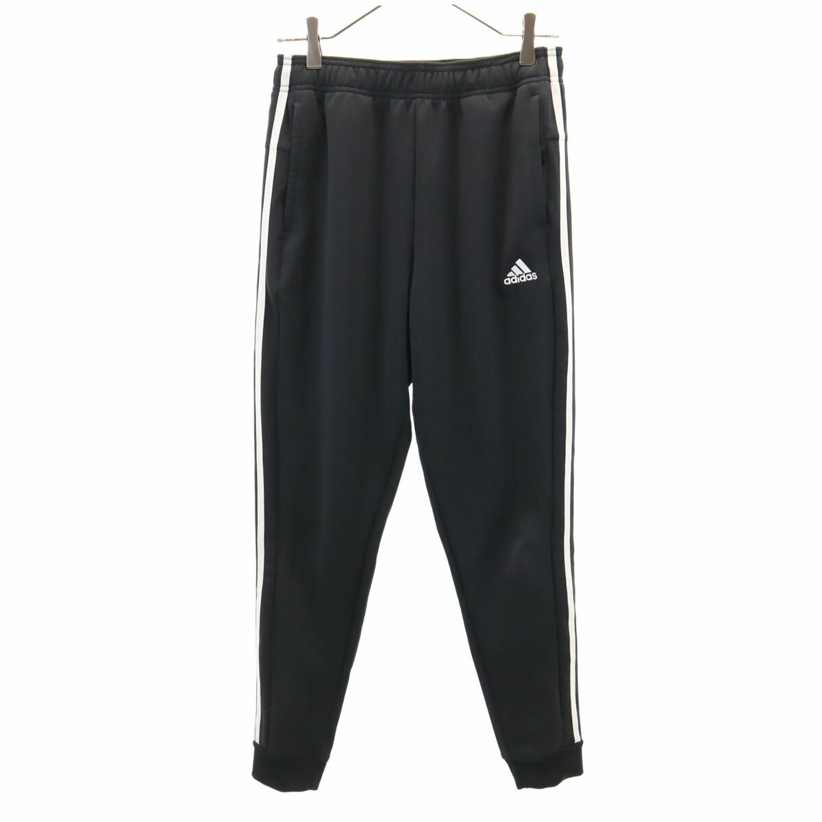 古着 adidas アディダス トラックパンツ M ブラック タイトシルエット メンズ 【中古】 【PD】