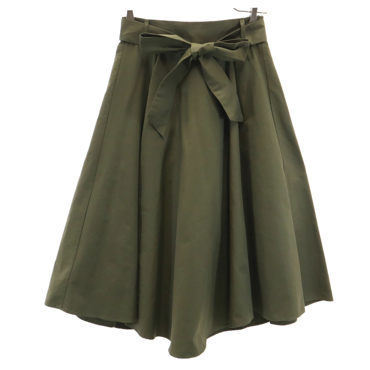 古着 nano BASE ナノベース ミモレ丈 フレアスカート F カーキ ナノユニバース レディース 【中古】 space01-10694304 古着、USED専門百貨店BIG2nd パッケージ画像