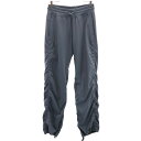 古着 UNDER ARMOUR アンダーアーマー ウインドパンツ MD チャコールグレー シャーリング レディース 【中古】