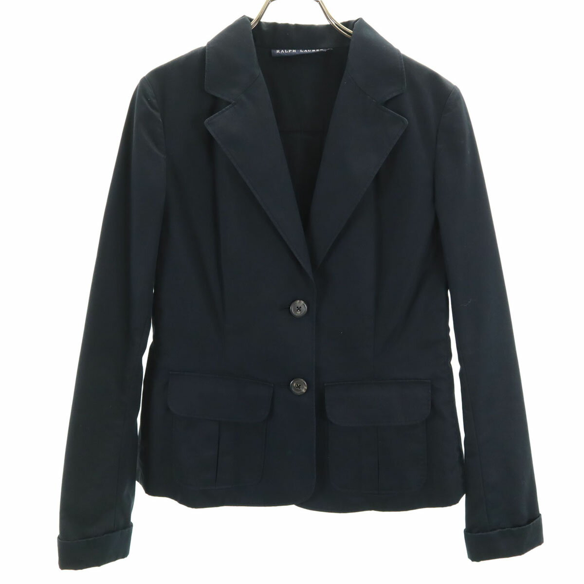 古着 RALPH LAUREN ラルフローレン コットンジャケット 11 ネイビー系 レディース 【中古】