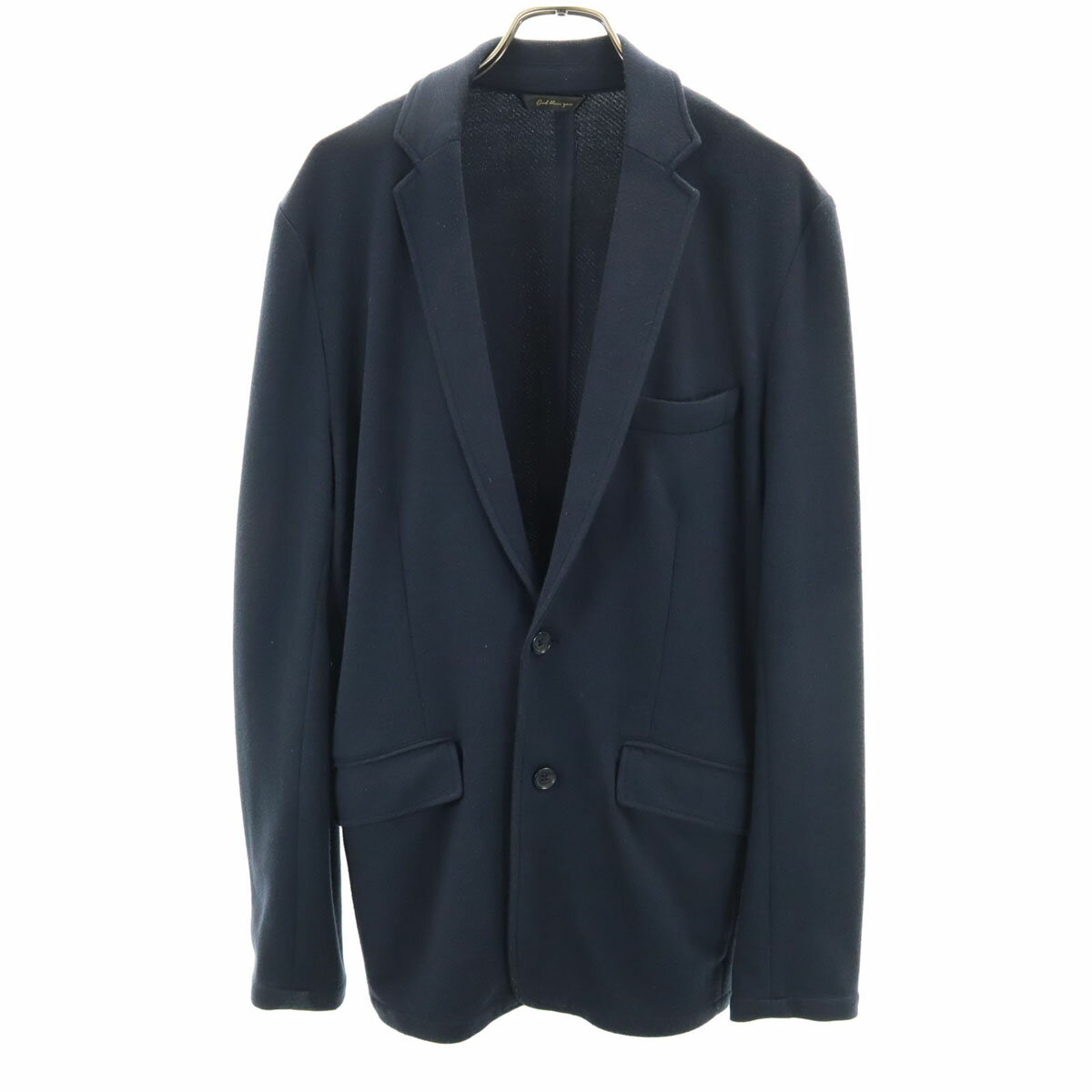 古着 nano universe ナノユニバース テーラードジャケット M ネイビー スチレッチ メンズ 【中古】 【PD】