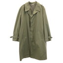 古着 EAST GERMANY ARMY 東ドイツ軍 70s 80s ヴィンテージ レインコート K52 カーキ ミリタリー メンズ 【中古】
