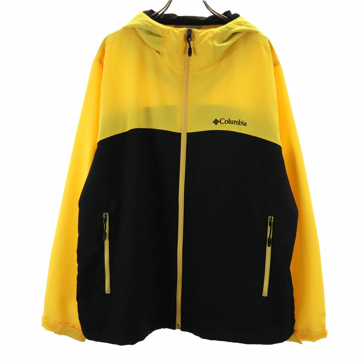 古着 Columbia コロンビア ボーズマン ロック ジャケット L イエロー フーディー アウトドア メンズ 【中古】