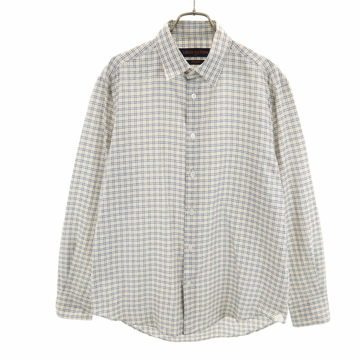 LOUIS VUITTON】【マサイチェックシャツ】【イタリア製