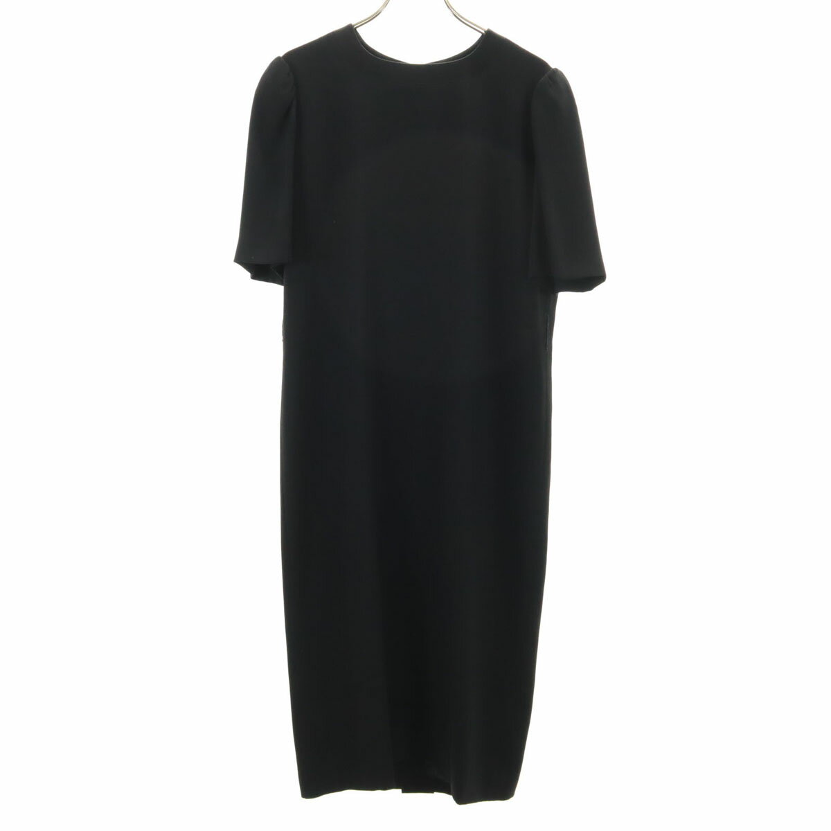 古着 GIVENCHY ジバンシイ 90s オールド 半袖 ワンピース 12 黒 HI FORMAL レディース 【中古】