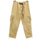 古着 Gramicci グラミチ アウトドア クライミング カーゴ ロングパンツ L ベージュ メンズ 【中古】