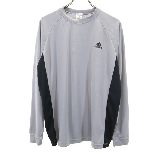 古着 未使用 adidas アディダス トレーニング 長袖 ウェア L グレー メンズ 【中古】 古着 未使用 adidas アディダス トレーニング 長袖 ウェア L グレー メンズ 【中古】