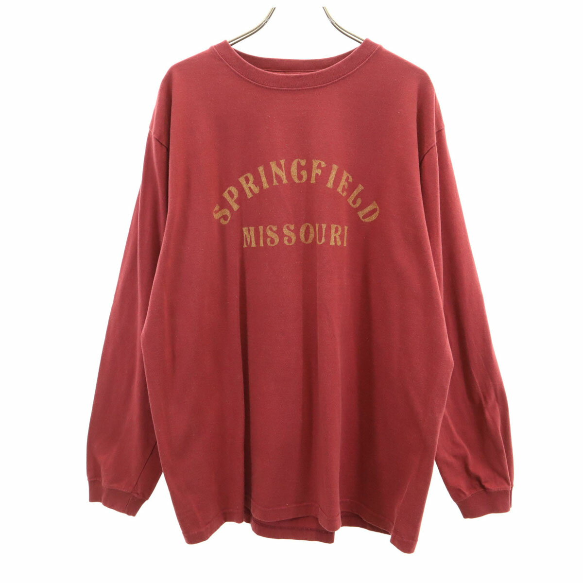 古着 SCREEN STARS スクリーンスターズ 長袖 Tシャツ M ボルドー ロンT メンズ 【中古】