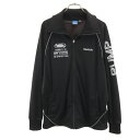 古着 Reebok リーボック トレーニング トラックジャケット L ブラック メンズ 【中古】(4)