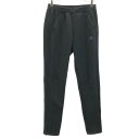 古着 adidas アディダス トレーニング ロングジャージパンツ M 黒 レディース 【中古】 【PD】