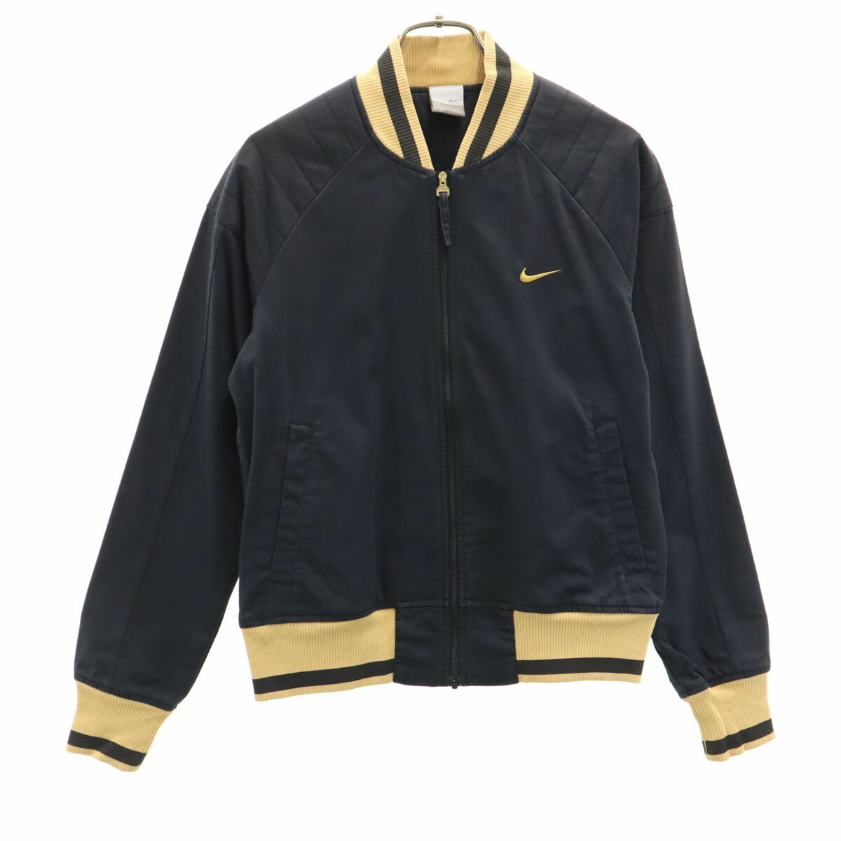 古着 NIKE ナイキ コットンジャケット M ブラック レディース 【中古】
