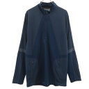 古着 adidas アディダス ゴルフ 長袖 ハーフジップ ウェア M ネイビー メンズ 【中古】