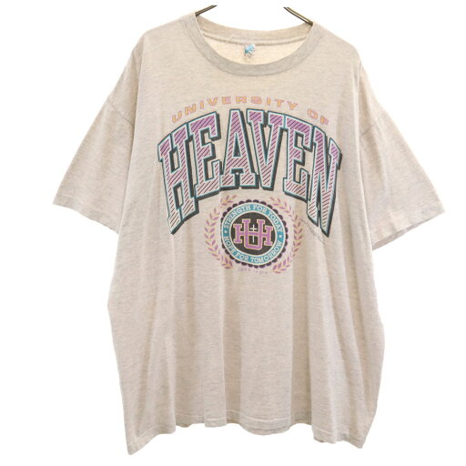 古着 WITNESS 90s USA製 オールド HEVEN 半袖 Tシャツ XL グレー シングルステッチ メンズ 【中古】 【PD】 古着 WITNESS 90s USA製 オールド HEVEN 半袖 Tシャツ XL グレー シングルステッチ メンズ 【中古】 【PD】