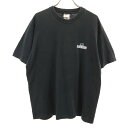 古着 FRUIT OF THE LOOM フルーツオブザルーム 90s オールド カナダ製 半袖 Tシャツ L ブラック シングルステッチ メンズ 【中古】(4)