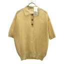 古着 未使用 B:MING by BEAMS ビーミングバイビームス リネンブレンド 半袖 ニット ポロシャツ FREE アイボリー レディース 【中古】