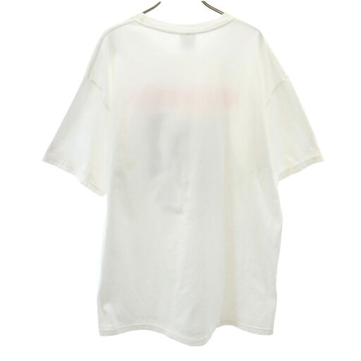 古着 Hanes ヘインズ WANTED 半袖 Tシャツ L ホワイト メンズ 【中古】