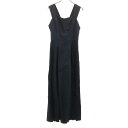 古着 PUBLIC TOKYO パブリックトウキョウ 日本製 リネンブレンド キャミワンピース F ネイビー レディース 【中古】(4)