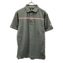 古着 FootJoy フットジョイ ゴルフ 半袖 ポロシャツ S グレー メンズ 【中古】(4)