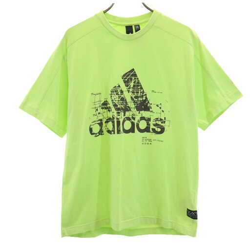 古着 adidas アディダス 半袖 Tシャツ S グリーン系 メンズ 【中古】 古着 adidas アディダス 半袖 Tシャツ S グリーン系 メンズ 【中古】