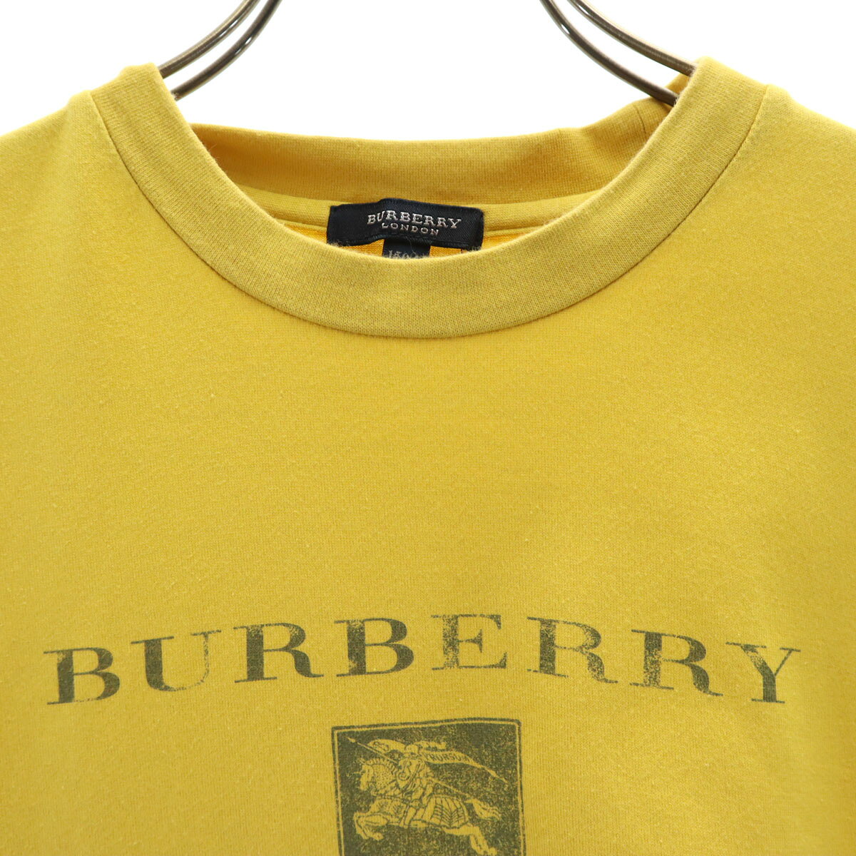 古着 BURBERRY LONDON バーバリーロンドン 日本製 半袖 Tシャツ 150A イエロー系 三陽商会 キッズ 中古 space01-10699453 古着、USED専門百貨店BIG2nd サンプル画像3