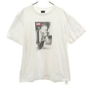 古着 SCREEN STARS BEST スクリーンスターズベスト マーティン・ルーサー・キング・ジュニア 半袖 Tシャツ L ホワイト メンズ 【中古】