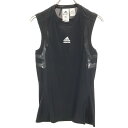 古着 adidas アディダス トレーニング ウェア L ブラック テックフィット レディース 【中古】