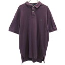 古着 Polo by Ralph Lauren ポロバイラルフローレン 半袖 ポロシャツ M パープル メンズ 【中古】(4)