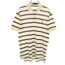 古着 Polo by Ralph Lauren ポロバイラルフローレン 半袖 ポロシャツ L クリーム系 メンズ 【中古】 【PD】