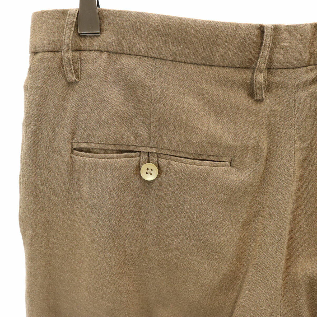 古着 MIHARA YASUHIRO ミハラヤスヒロ 日本製 ウールブレンド ハーフ パンツ M ブラウン系 メンズ 【中古】