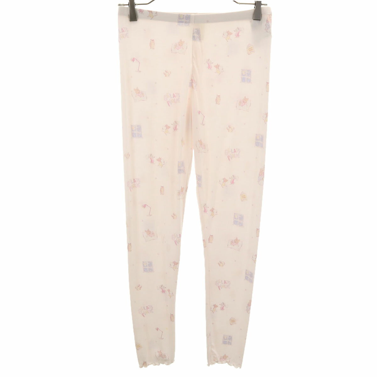 古着 gelato pique ジェラートピケ アニマル柄 レギンス F ピンク レディース 【中古】